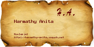 Harmathy Anita névjegykártya